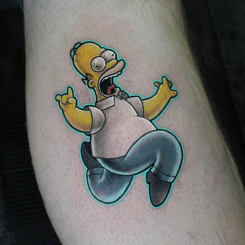 Tatuajes de Los Simpsons
