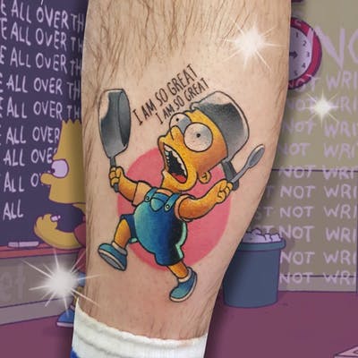 Tatuajes de Los Simpsons