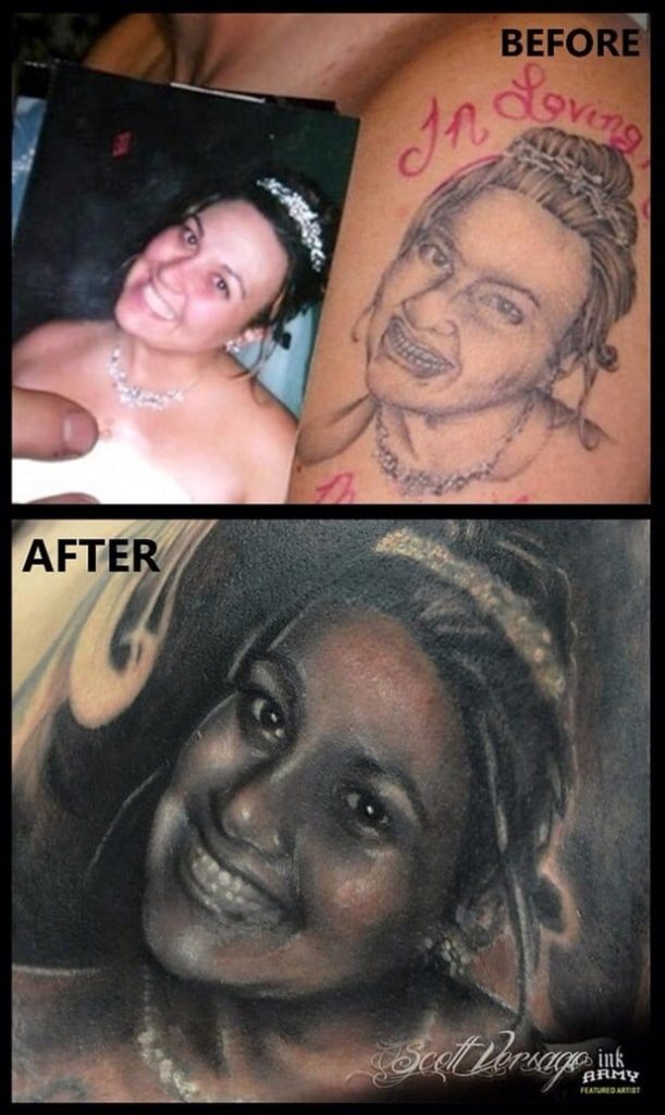 salvar un tatuaje terrible