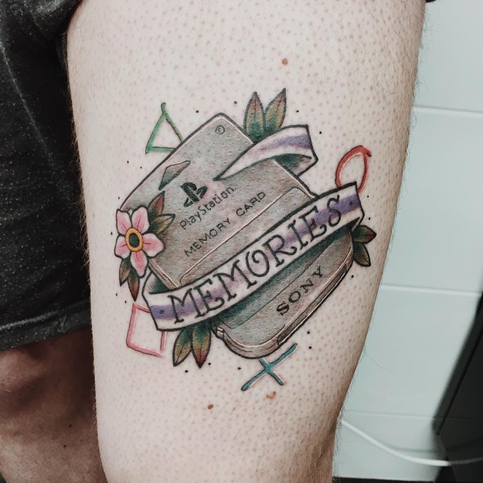 tatuajes de Play Station