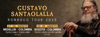 gustavo santaolalla medellin bogota 2026