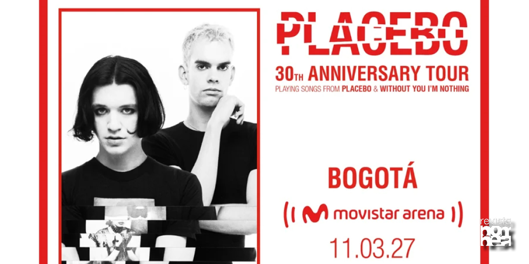 Placebo regresa a Bogotá en 2027 para celebrar 30 años de rock alternativo